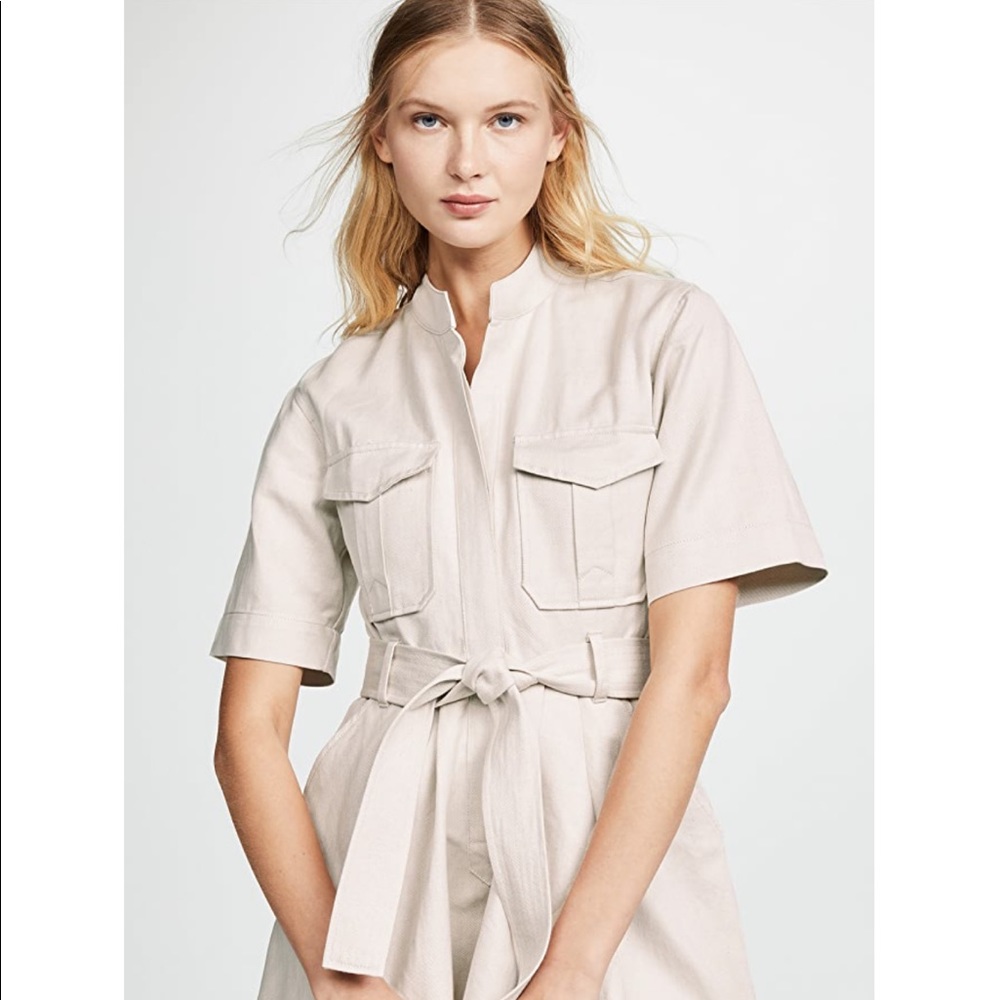 A.L.C. ‘Bryn’ Cotton-Linen Safari Dress